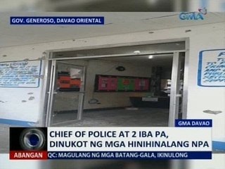 SAKSI: Chief of police at 2 iba pa, dinukot ng mga hinihinalang NPA
