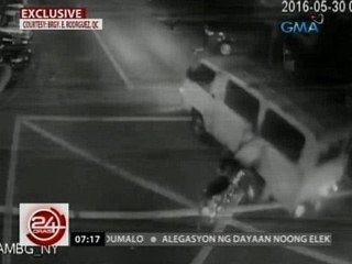 24 Oras: Rider ng motorsiklong sangkot umano sa drag racing, sumalpok sa van