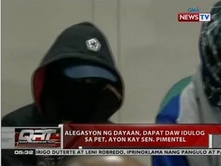 QRT: Alegasyon ng dayaan, dapat daw idulog sa PET, ayon kay Sen. Pimentel