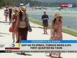 BT: GDP ng Pilipinas, tumaas nang 6.9% first quarter ng taon