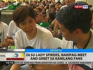 BT: DLSU Lady Spikers, nakipag-meet and greet sa kanilang fans