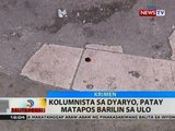 BT: Kolumnista sa dyaryo, patay matapos barilin sa ulo