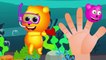 Mega Gummy bear crying crashed paper boat finger family nursery rhymes for kids - Gummybear Toys