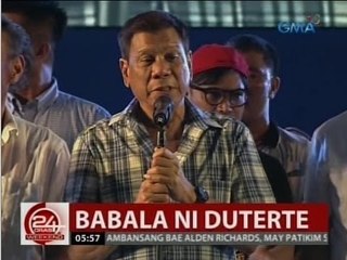 24 Oras: Tatlong tiwali umanong heneral ng PNP, pinagbibitiw ni Duterte