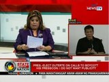 SONA: Press conference ni President-Elect Rodrigo Duterte (Part 3)