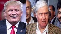 Donald trump and aftab sher pao a pak politician great resemblance