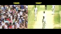 Bowling Action Changes IN Wasim Akram Bowling 1985 to 2003
