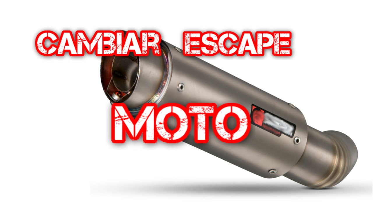 Como cambiar escape de moto 2016 / How to change bike exhaust 2016