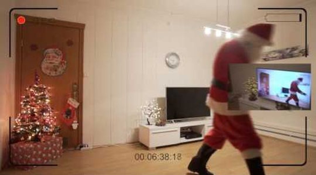 Un papa fait un montage vidéo pour que sa fille continue à croire au père Noël !