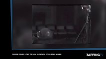 Mort de Carrie Fisher : Revivez sa toute première audition pour Star Wars (Vidéo)