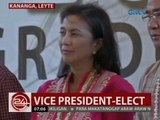 24 Oras: Robredo, kumpiyansang mauupo bilang VP kahit 'di pa nakakapagbigay ng SOCE ang LP