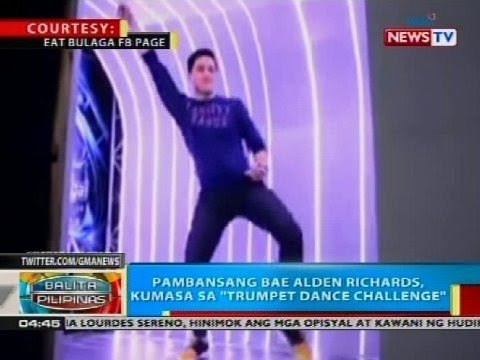 Pambansang Bae Alden Richards, kumasa sa 'Trumpet Dance Challenge'