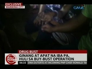 24 Oras: Ginang at 4 na iba pa, huli sa buy-bust operation