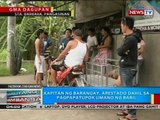 Kapitan ng barangay, arestado dahil sa pagpapaputok umano ng baril