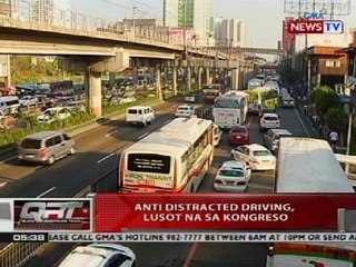 QRT: Anti distracted driving, lusot na sa kongreso