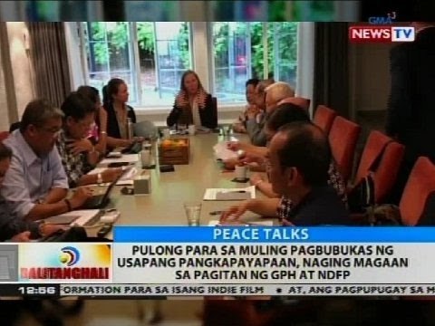 Pulong para sa muling pagbubukas ng usapang pangkapayapaan, naging magaan sa pagitan ng GPH at NDFP
