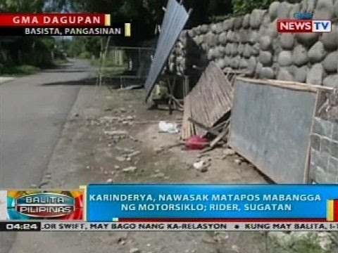 BP: Rider, sugatan nang sumemplang ang sinasakyang motorsiklo