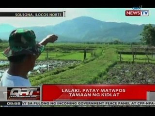 QRT: Lalaki, patay matapos tamaan ng kidlat