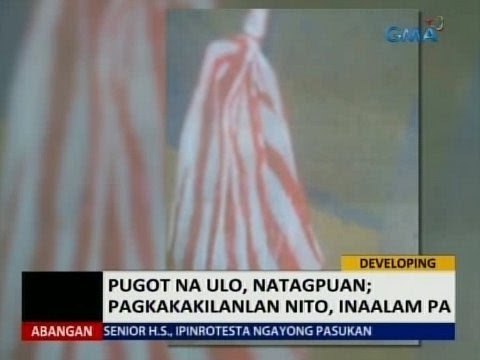 SAKSI: Pugot na ulo, natagpuan