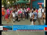 Klase ng grade 6 students ng Talisay City, sa Sabado pa magsisimula dahil kulang ang silid-aralan