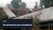 Inde : plus de 60 blessés dans le déraillement d'un train