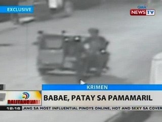 BT: Babae, patay sa pamamaril