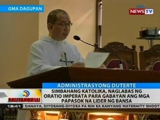 Simbahang katolika, naglabas ng oratio imperata para gabayan ang mga papasok na lider ng bansa