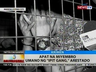 Apat na miyembro umano ng 'Ipit Gang,' arestado