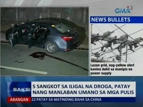 Saksi: 5 sangkot sa iligal na droga, patay nang manlaban umano sa mga pulis
