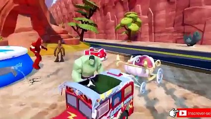 Şimşek McQueen ve Örümcek Adam Vs Hulk Mickey Fare (Çizgi Film Tadında - Türkçe Dublaj)