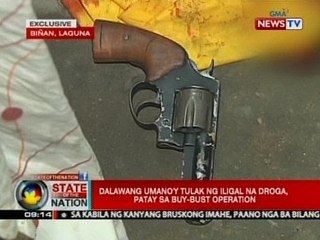 SONA: 2 umano'y tulak ng iligal na droga, patay sa buy-bust operation