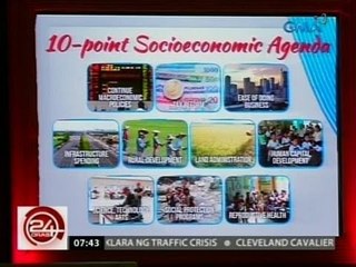 10-point socio-economic agenda ng administrasyong Duterte, inilatag sa isang forum