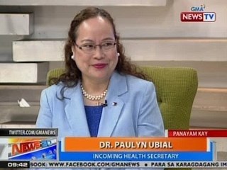 NTG: Panayam kay incoming Health Sec. Dr. Paulyn Ubial