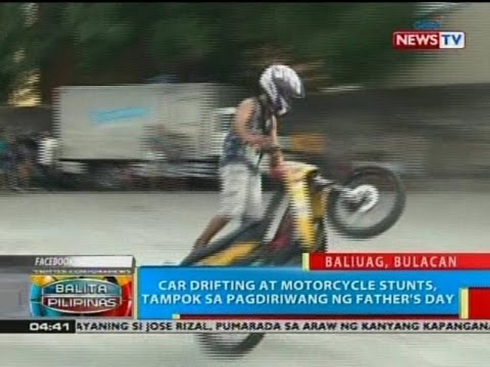 Car drifting at motorcycle stunts, tampok sa pa...