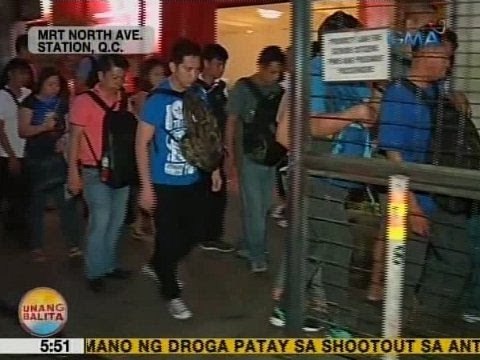 UB: Mga pasahero, dagsa na sa MRT North Avenue Station
