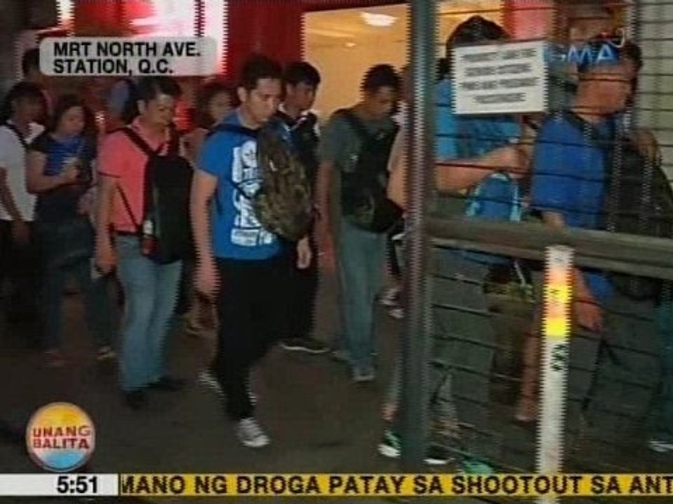 UB: Mga pasahero, dagsa na sa MRT North Avenue Station