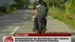 24 Oras: Humaharurot na motorsiklo, may angkas na babaeng may kargang sanggol