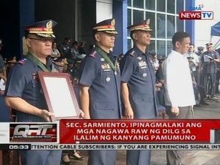 QRT: Sec. Sarmiento, ipinagmalaki ang mga nagawa raw ng DILG sa ilalim ng kanyang pamumuno