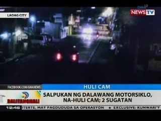 BT: Salpukan ng dalawang motorsiklo, na-huli cam; 2 sugatan
