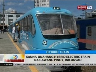 BT: Kauna-unahang hybrid electric train na gawang Pinoy, inilunsad