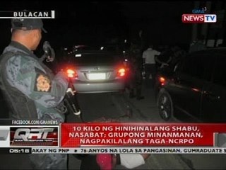 10 kilo ng shabu, nasabat; grupong may dala sa droga, iginiit na galing ito sa lehitimong operasyon
