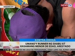 BT: Umano'y runner ng shabu at kasamang menor de edad, arestado