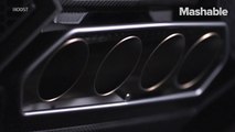 These deluxe speakers are made from Lamborghini exhaust pipes HD1