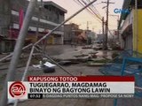 24 Oras: Tuguegarao, magdamag binayo ng Bagyong Lawin