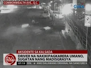 24 Oras: Driver na nakikipagkarera umano, sugatan nang madisgrasya