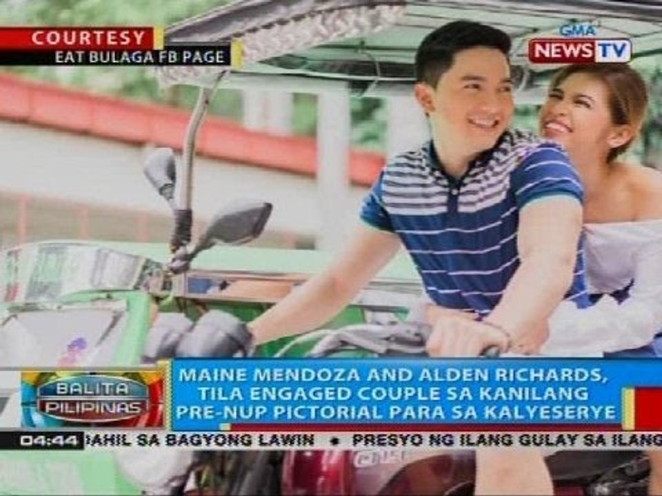 Maine and Alden , tila engaged couple sa kanila...