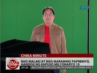24 Oras: Mas malaki at mas maraming papremyo, handog ng Kapuso Milyonaryo 10