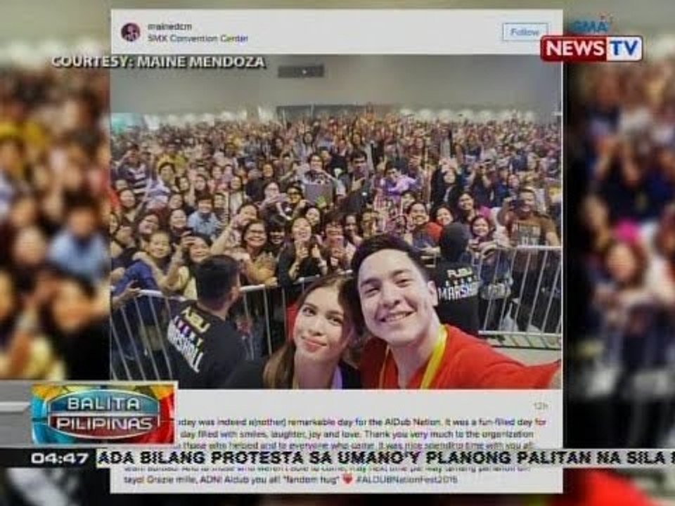 BP: Alden Richards at Maine Mendoza, nagpasalamat sa patuloy na pagsuporta ng kanilang fans