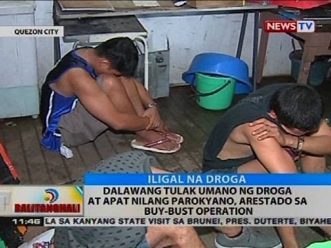 Dalawang tulak umano ng droga at apat nilang parokyano, arestado sa buy-bust operation