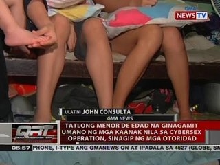 Tatlong menor de edad na ginagamit umano ng mga kaanak nila sa cybersex operation, nasagip